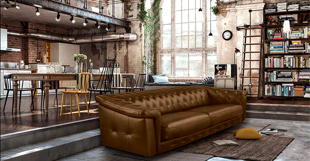 Criss Elegant Whiskey Sofa