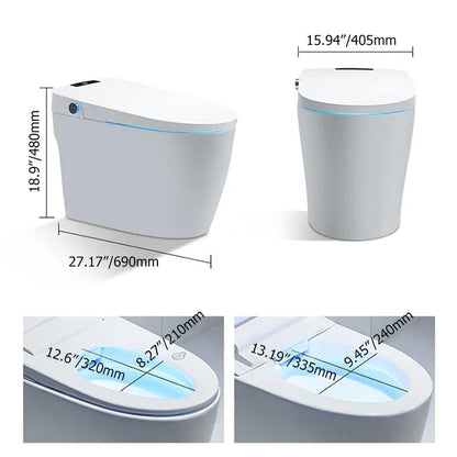 Floor Mounted Self Clean Smart Toilet Tankless Automatic Toilet One-Piece