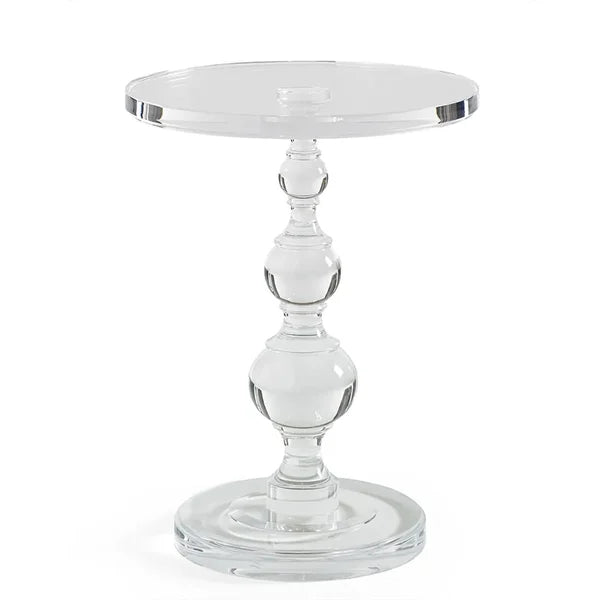 Modern Round End Table Acrylic Side Table