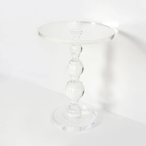 Modern Round End Table Acrylic Side Table