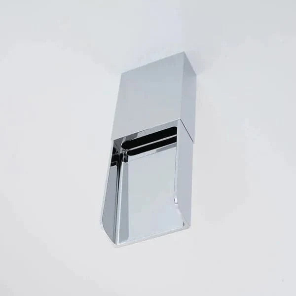 Modern Waterfall Wall-Mount Tub Filler Faucet & Handshower Chrome Solid Brass