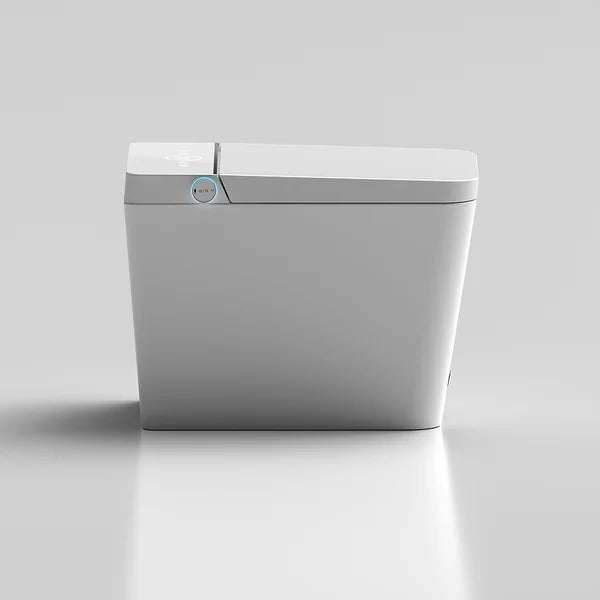 One-Piece White Square Intelligent Smart Toilet with Automatic Cover and Remote Control