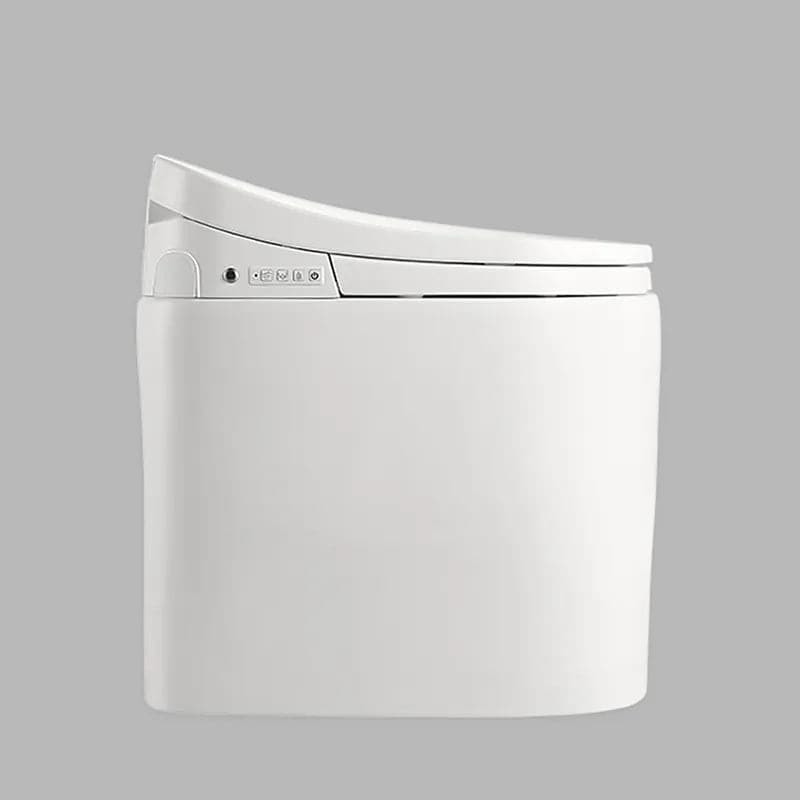 Small Size Smart Toilet One-Piece Elongated Floor Mounted Automatic Toilet Self-Clean