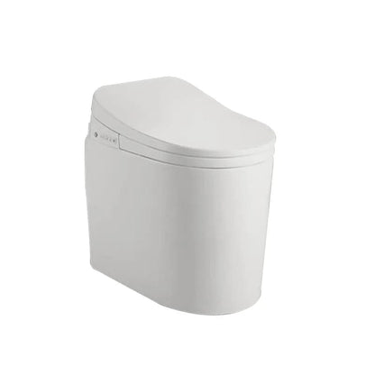 Small Size Smart Toilet One-Piece Elongated Floor Mounted Automatic Toilet Self-Clean