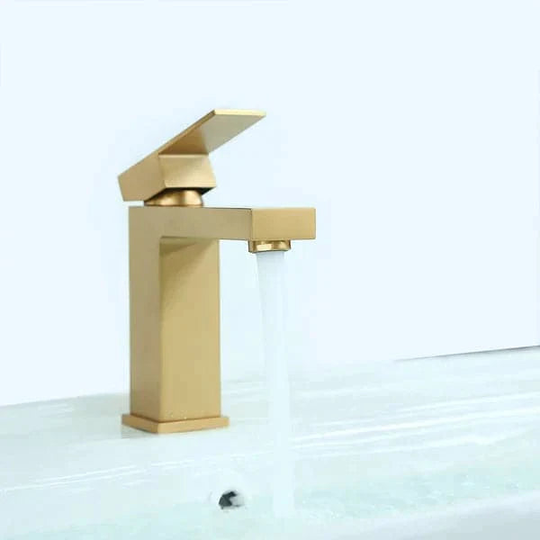 Stylish Luxury Deck Mounted One-Hole Single Handle Bathroom Sink Faucet