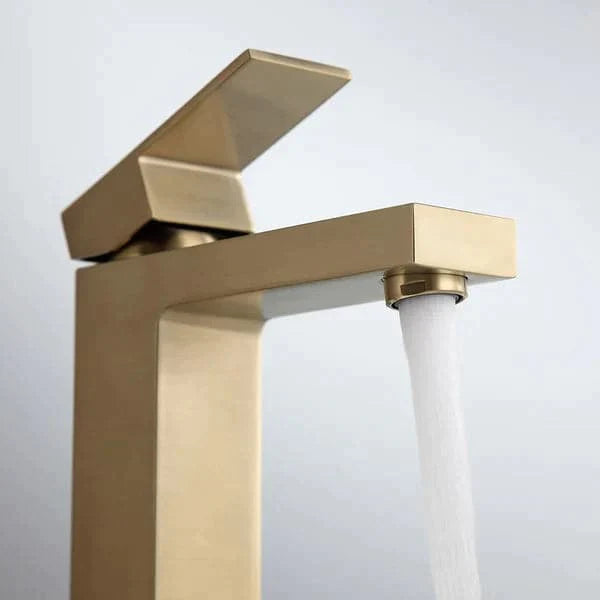 Stylish Luxury Deck Mounted One-Hole Single Handle Bathroom Sink Faucet